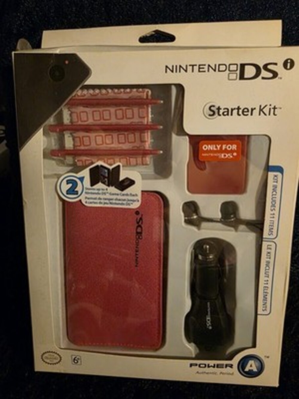 New PowerA Nintendo DSi Starter Kit Pink 11-Item Accessory Bundle Sealed NIB